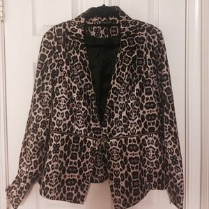 City Chic Poplin Convertible Blazer/Jacket 14w/XS